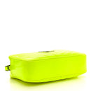 Patent Calfskin Matelasse Monogram Lou Camera Bag Neon Yellow