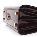 Patent Nano Sac de Jour Dark Red Wine
