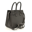 Grained Calfskin Baby Sac De Jour Fog