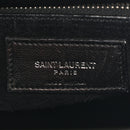 Calfskin Crocodile Embossed Small Sac de Jour Black