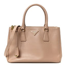 Saffiano Small Galleria Double Zip Tote Cammeo