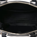 Nylon Saffiano Top Handle Bag Black