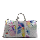 Monogram Watercolor Keepall Bandouliere 50 Multicolor