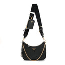 Saffiano Lux Re-Edition 2005 Shoulder Bag Black