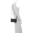 Matte Aluminum Personal Cross-Body Bag Black