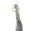 Soft Calfskin Arque Shoulder Bag White