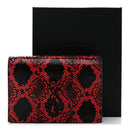 Ayers Monogram Toy Kate Strap Wallet Black Red