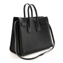 Grained Calfskin Small Sac De Jour Black