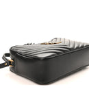 Calfskin Matelasse Monogram Lou Camera Bag Black