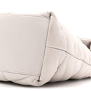 Lambskin Quilted Medium Loulou Puffer Monogram Chain Satchel Granite