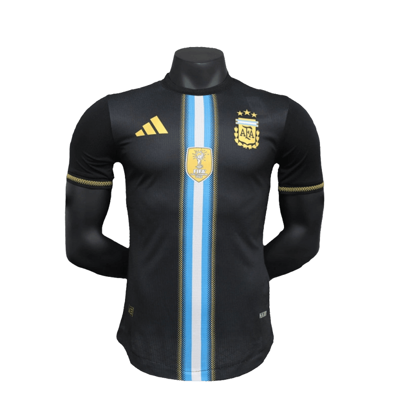 Argentina 25/26 Special Jersey - Black Edition - Player Version | Free Shipping + Keychain Gift