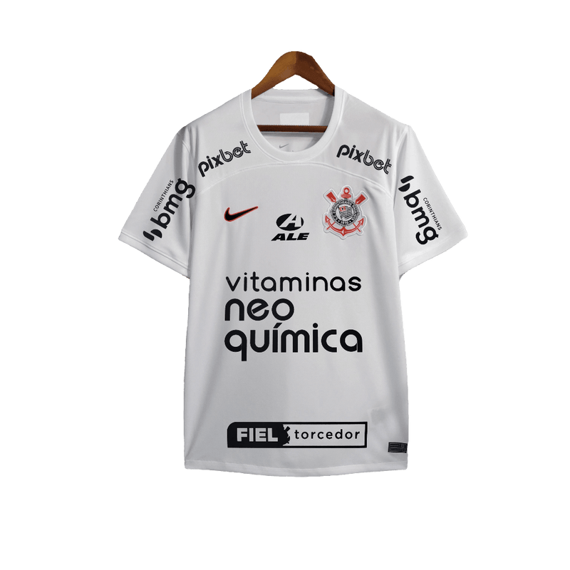 Corinthians 23/24 I Home Jersey - All Sponsors - Fan Version | Free Shipping + Keychain Gift
