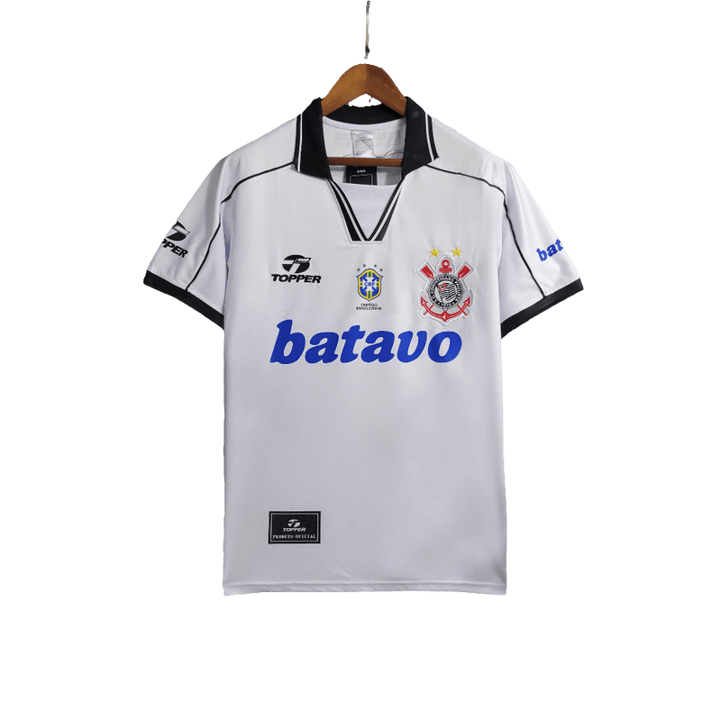 Corinthians 1999 I Home Jersey - Retro Version | Free Shipping + Keychain Gift