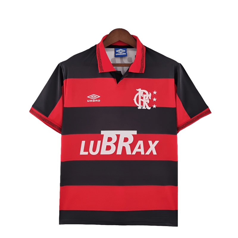 Flamengo 92/93 I Home Jersey - Retro Version | Free Shipping + Keychain Gift
