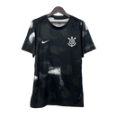 Corinthians 25/26 Training Jersey - Black - Fan Version | Free Shipping + Keychain Gift