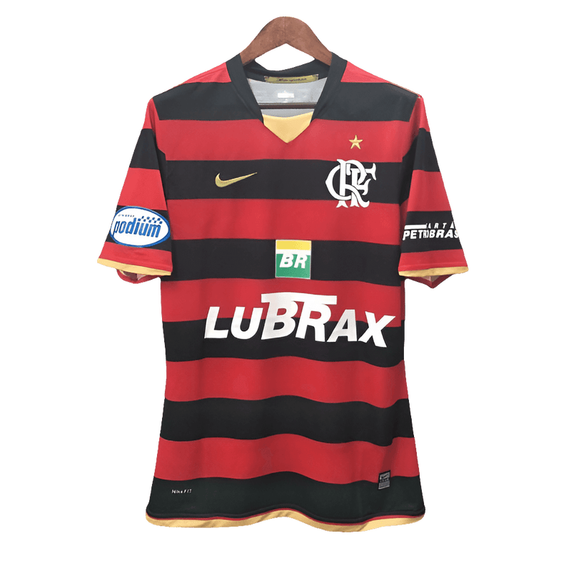 Flamengo 08/09 I Home Jersey Sponsors - Retro Version | Free Shipping + Keychain Gift