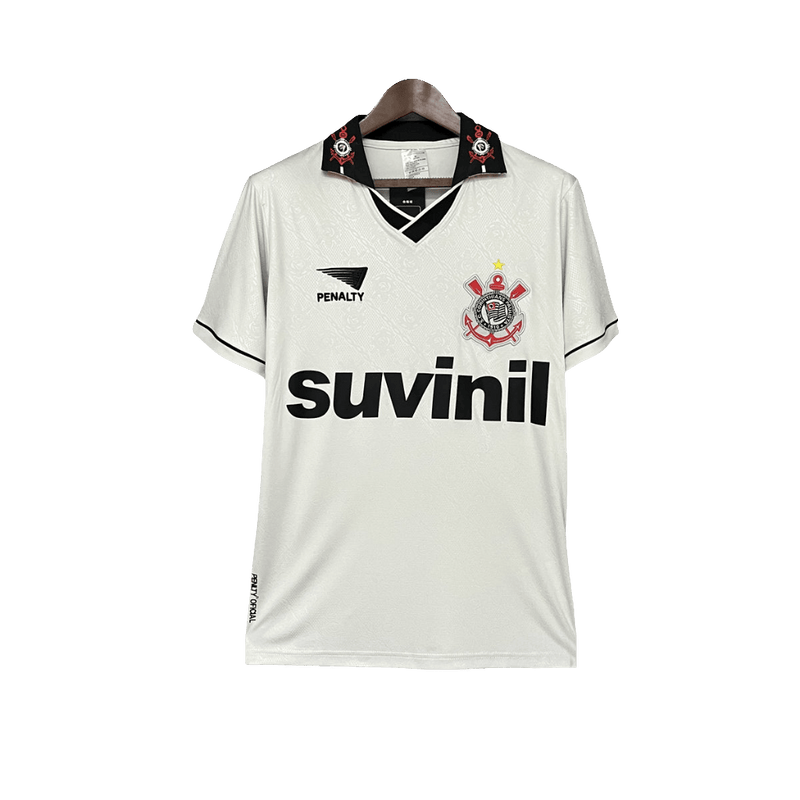 Corinthians 1996 I Home Jersey - Retro Version | Free Shipping + Keychain Gift