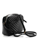 Calfskin Matelasse Monogram Lou Camera Bag Black