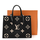 Empreinte Monogram Giant Onthego MM Black Beige