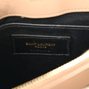 Calfskin Y Quilted Monogram Small Loulou Chain Satchel Dark Beige
