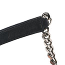 Calfskin Y Quilted Monogram Medium Loulou Chain Satchel Black