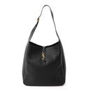 Supple Calfskin Large Le 5 A 7 Soft Hobo Black