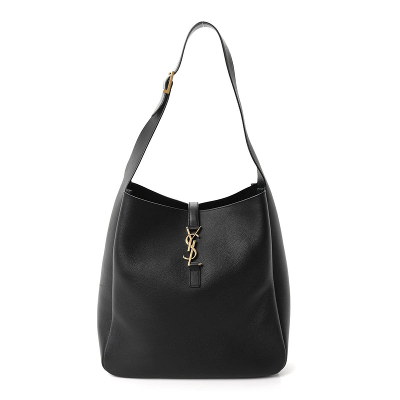 Supple Calfskin Large Le 5 A 7 Soft Hobo Black