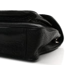 Grained Lambskin Monogram Large Niki Chain Satchel Black