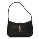 Smooth Calfskin Le 5 A 7 Mini Hobo Black