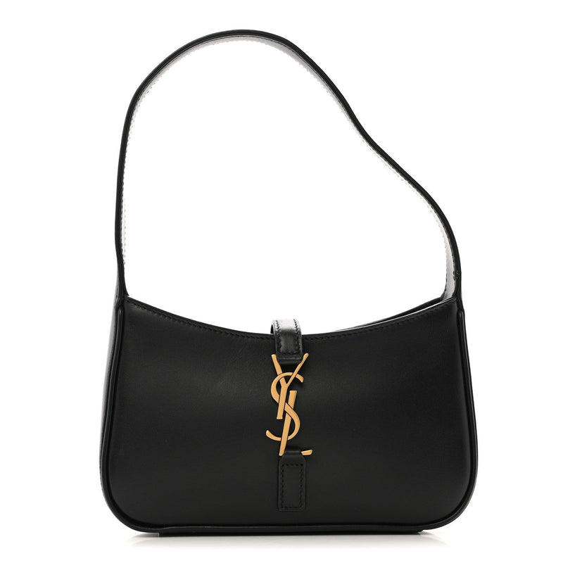 Smooth Calfskin Le 5 A 7 Mini Hobo Black