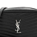 Grain De Poudre Matelasse Monogram Mini Lou Camera Bag Black