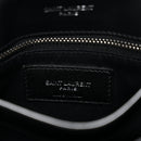 Calfskin Y Quilted Monogram Toy Loulou Crossbody Bag Black