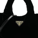 Padded Velvet Mini Bag Black
