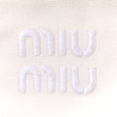 Raffia Crochet Woven Tote Bag White