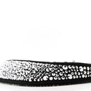Satin Crystal Cleo Adjustable Strap Shoulder Bag Metal