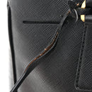 Saffiano Lux Small Galleria Double Zip Tote Black