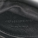 Sheepskin Matelasse Chevron Monogram Monochrome Medium College Bag Black
