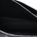 Crinkled Calfskin Matelasse Monogram Baby Niki Chain Satchel Black