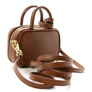 Calfskin Beau Micro Bag Cognac