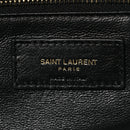 Lambskin Quilted Sade Puffer Envelope Clutch Black
