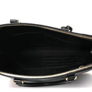 Saffiano Large Galleria Double Zip Tote Black