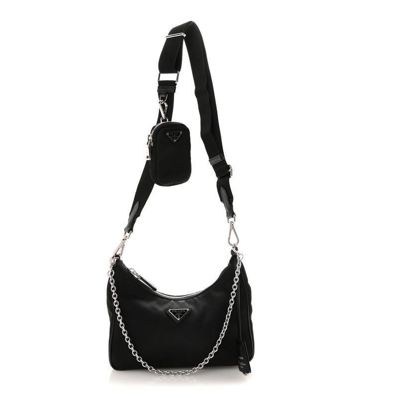 Nylon Re-Edition 2005 Shoulder Bag Black