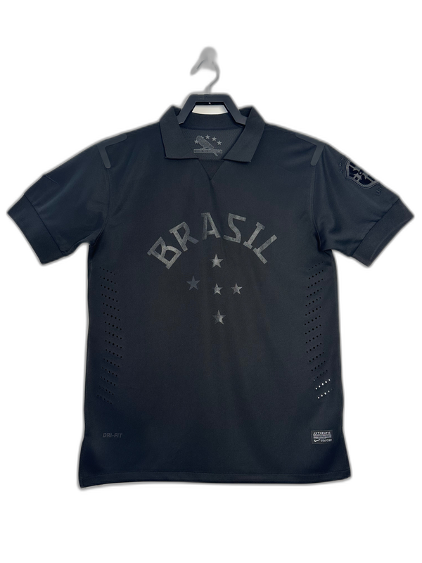 Brazil 13/14 Black Jersey - Retro Version | Free Shipping + Keychain Gift
