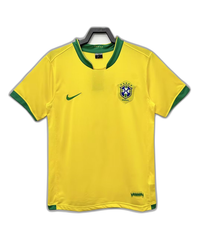 Brazil 2006 I Home Jersey - Retro Version | Free Shipping + Keychain Gift