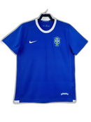 Brazil 2006 II Away Jersey - Retro Version | Free Shipping + Keychain Gift