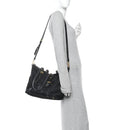 Saffiano Tessuto Nylon Shopping Tote Black
