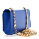 Grain De Poudre Small Classic Monogram Kate Satchel Royal Blue