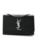 Grain De Poudre Small Monogram Kate Satchel Black