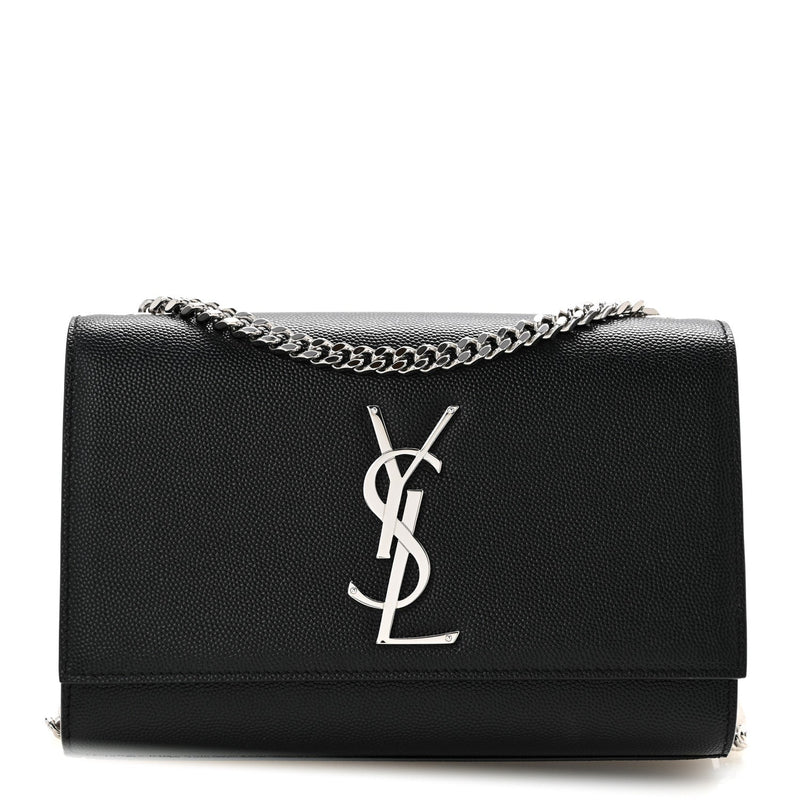 Grain De Poudre Small Monogram Kate Satchel Black