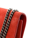 Suede Star Medium Classic Monogram Kate Satchel Berry Red